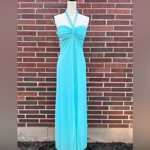 Aqua Blue Prom Dress